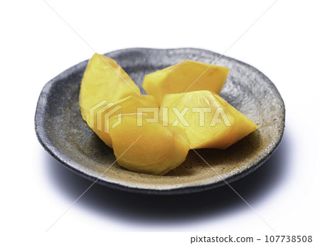 非常甜的秋天味道 柿子果(白底) 柿子果 非常甜的秋天味道 柿子果(白底) 柿子果 107738508