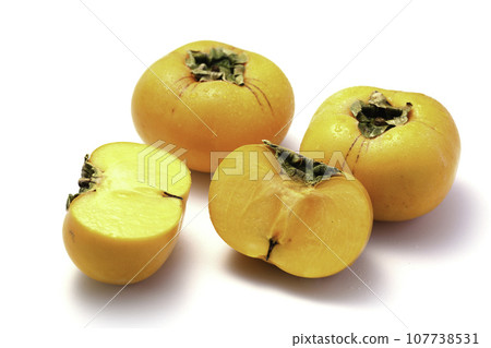 非常甜的秋天味道 柿子果（白底） 柿子果 107738531