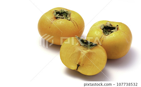 非常甜的秋天味道 柿子果（白底） 柿子果 107738532