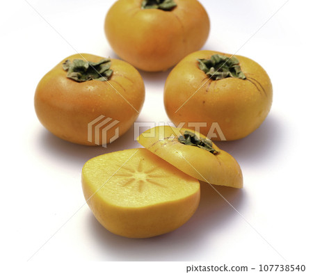 非常甜的秋天味道 柿子果（白底） 柿子果 107738540