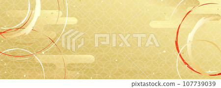 日式傳統圖案向量圖背景 日式傳統圖案向量圖背景 107739039