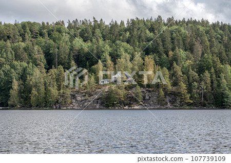 Lake Ragnerudssjoen in Dalsland Sweden beautiful nature forest pinetree swedish houses Lake Ragnerudssjoen in Dalsland Sweden beautiful nature forest pinetree swedish houses 107739109