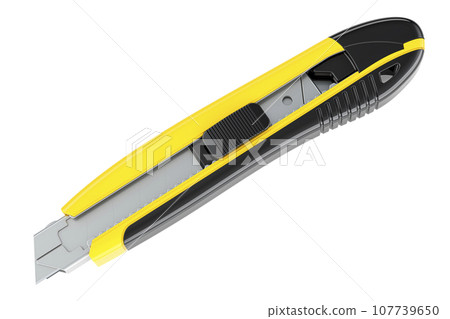 Heavy Duty Utility Knife, 3D rendering 107739650