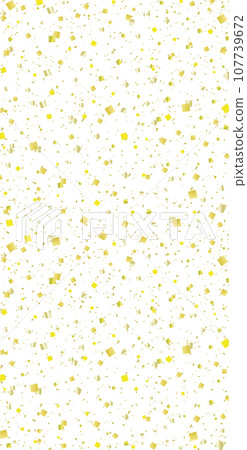 Japanese style gold leaf confetti texture background/vertical/background transparent 107739672