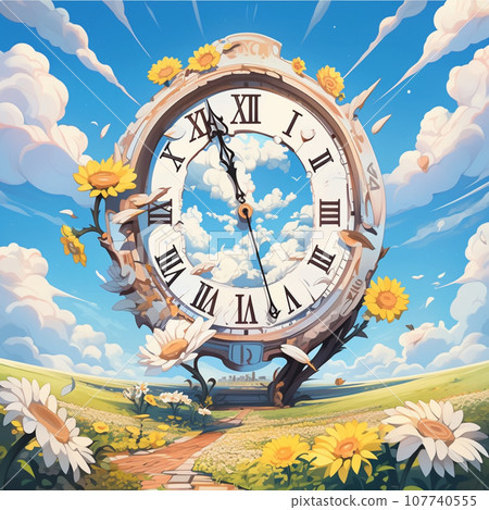 [AI 生成影像] 有時鐘的風景 107740555