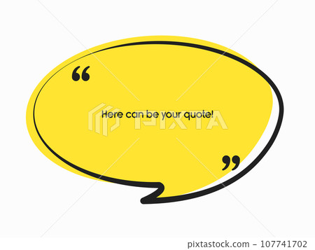 Quote frame blank, text quote boxes, message 107741702