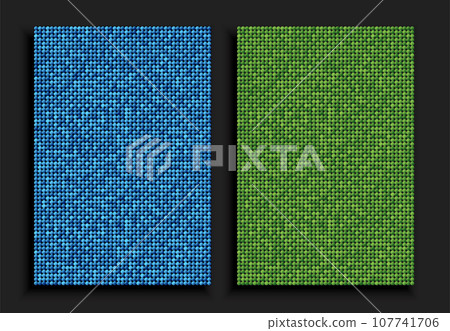 Poster blue and green sequins, glitters, sparkle Poster blue and green sequins, glitters, sparkle 107741706