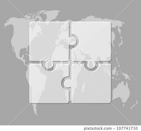 Transparent diagram infographic process on 4 steps 107741710