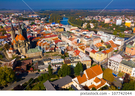 Gothic Archdeacon Church in Czech town of Kolin Gothic Archdeacon Church in Czech town of Kolin 107742044