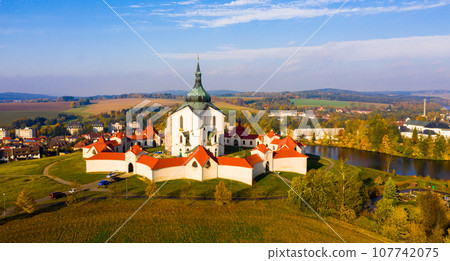 Church of Saint John of Nepomuk, aerial view 107742075