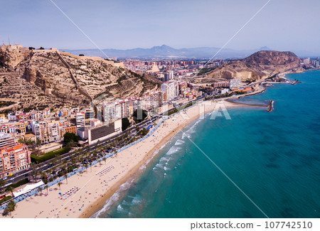 View of Alicante with castle View of Alicante with castle 107742510
