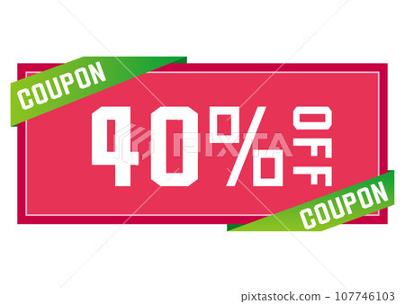 illustration of discount coupon illustration of discount coupon 107746103