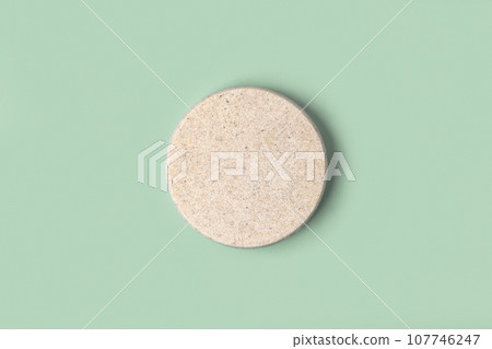 Round Podium on Green Background. Natural Marble Pedestal. Eco Beauty Product Mockup promotion. Scene to Show. Stone Showcase, Display Case. Top View Soft Shadow Flat Lay. Trendy Nude Color Space. Spa Round Podium on Green Background. Natural Marble Pedestal. Eco Beauty Product Mockup promotion. Scene to Show. Stone Showcase, Display Case. Top View Soft Shadow Flat Lay. Trendy Nude Color Space. Spa 107746247