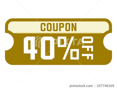 illustration of discount coupon illustration of discount coupon 107746309
