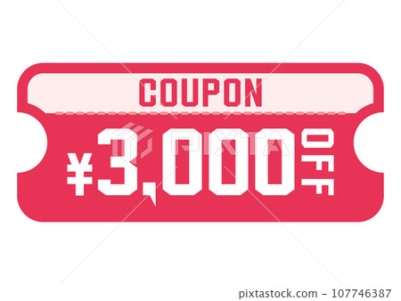 illustration of discount coupon illustration of discount coupon 107746387