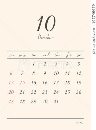 2024_October_Fashionable Calendar_Vertical 2024_October_Fashionable Calendar_Vertical 107746679