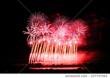 36th Tonegawa Fireworks Festival <Sakai Town, Ibaraki Prefecture> September 16, 2020 107747083