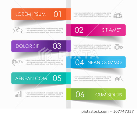 Infographic design template with place for your data. Vector illustration. Infographic design template with place for your data. Vector illustration. 107747337