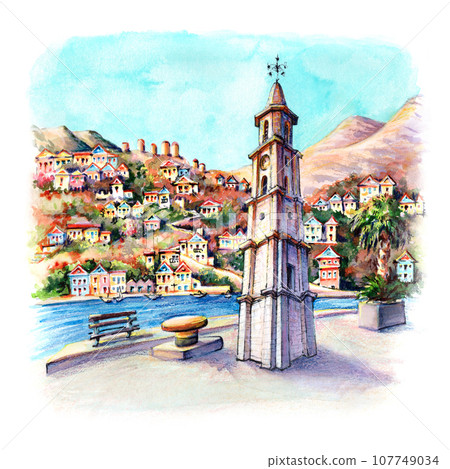 Symi, Dodecanese islands, Greece 107749034
