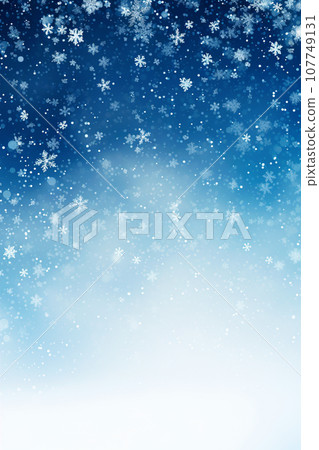 Christmas blue background with snow. Christmas blue background with snow. 107749131