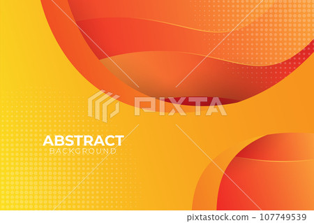 Abstract colorful orange curve background Abstract colorful orange curve background 107749539