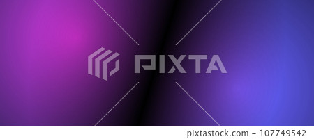 Background with trendy gradient and noise. Violet and pink and black colors. Glare from lenses, overlay texture. Vector banner with dust and smooth color transition. Background with trendy gradient and noise. Violet and pink and black colors. Glare from lenses, overlay texture. Vector banner with dust and smooth color transition. 107749542