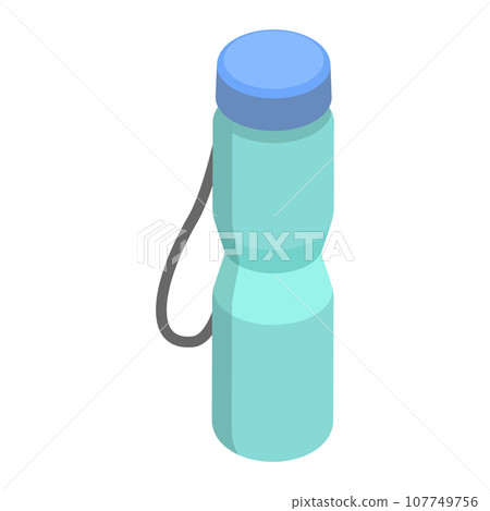 3D Isometric Flat Vector Set of Thermoses. Item 4 3D Isometric Flat Vector Set of Thermoses. Item 4 107749756