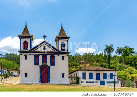 Small historic church in baroque style 107749784