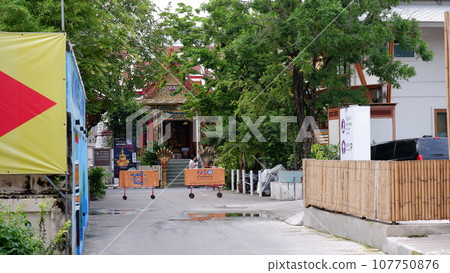 Wat Nangchi, Chruch in Buddhism and garden Wat Nangchi, Chruch in Buddhism and garden 107750876