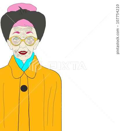 Grandma is in a good mood. Grandma is in a good mood. 107754210