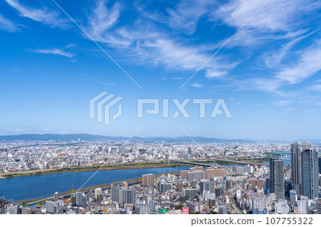[Osaka] View from the Umeda Sky Building Observation Deck [City Landscape] 107755322