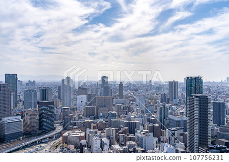 [Osaka] View from the Umeda Sky Building Observation Deck [City Landscape] 107756231
