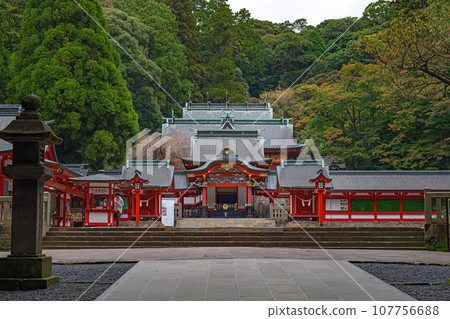 Kagoshima Kirishima Shrine shrine building scenery 107756688