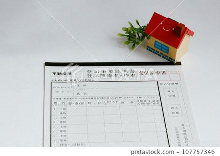 Request for issuance of certificate of registered information, certified copy/excerpt of register 107757346