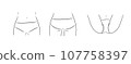 女用比基尼線VIO線單色圖解 107758397