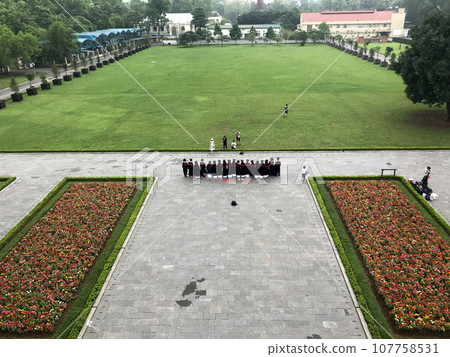 Graduation ceremony at Thang Long Castle ruins in Vietnam 4 Graduation ceremony at Thang Long Castle ruins in Vietnam 4 107758531