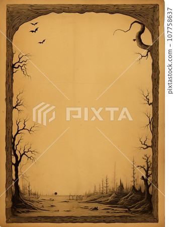 vintage baroque of vintage elements for design 107758637