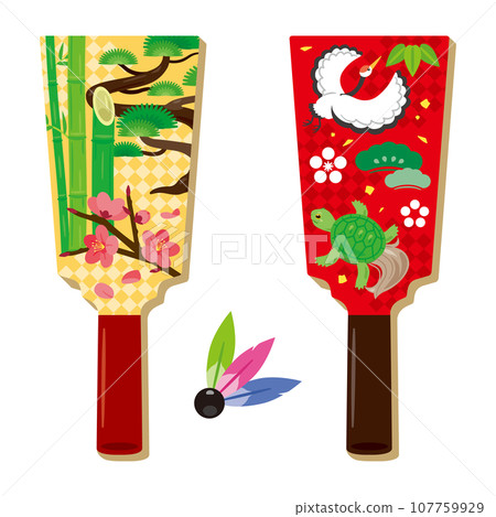 Hagoita set 107759929