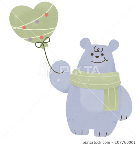 polar bear balloon watercolor cute animal winter Merry Christmas and Happy New year. Sticker pack of cartoon character and element for baby shower nursery polar bear balloon watercolor cute animal winter Merry Christmas and Happy New year. Sticker pack of cartoon character and element for baby shower nursery 107760001