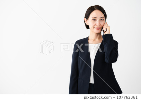Young woman wearing a business suit Business image Young woman wearing a business suit Business image 107762361