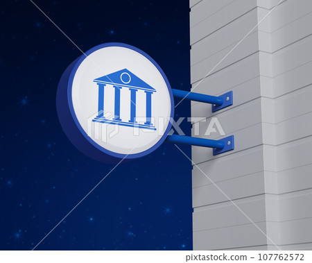 Business banking online service concept, 3D rendering Business banking online service concept, 3D rendering 107762572