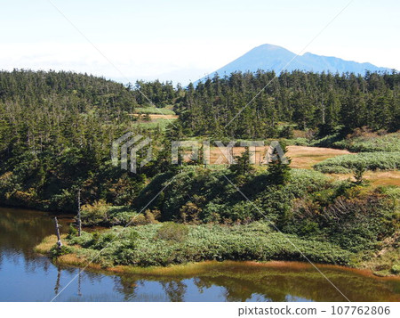 Mt. Iwate from Hachimantai Hachimannuma Observation Deck 107762806