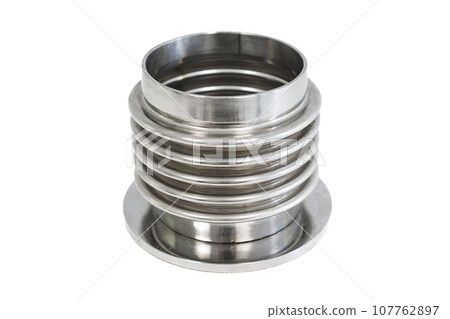 Steel bellows compensator for heating lines isolated 107762897