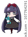 gothic lolita girl 107764291