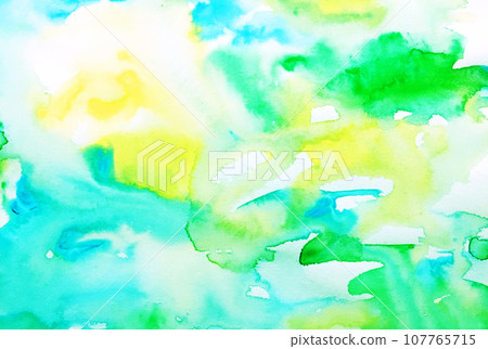watercolor marble abstract blue 107765715