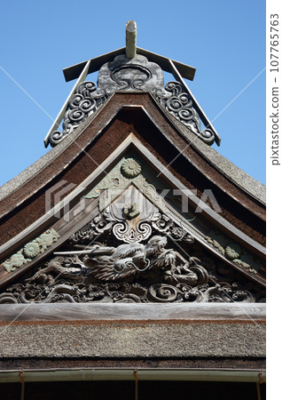 Koyasan Kongobuji Temple Main Hall Entrance Carving Koya Town, Wakayama Prefecture 107765763
