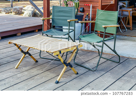 [Image material] Glamping/camping image 107767283