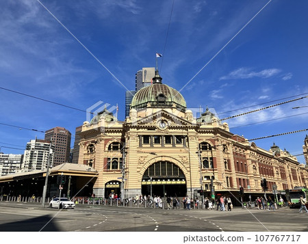 墨爾本地標弗林德斯街車站 墨爾本地標弗林德斯街車站 107767717