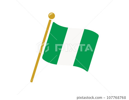 Nigeria flag icon vector illustration 107768768