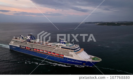 Cruise ship (luxury ship) Celebrity Millennium, Uraga Suido Navigation 107768880